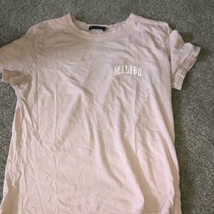 Pink malibu tshirt